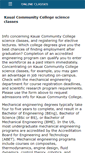 Mobile Screenshot of kauaicommunitycollege.org