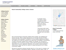 Tablet Screenshot of kauaicommunitycollege.org